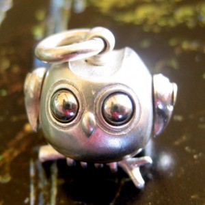 STEELY EYED SILVER OWL